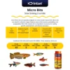 Intan - Micro Bits 🐠 Player Choice For Fish Like Killifish, Tetras, Rasboras & Danios | Premium Fish Food 140g