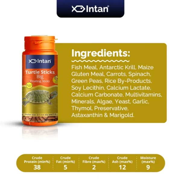 Intan Turtle Sticks 🐢 Player Choice for Turtles, Amphibians & Newts  Reptile Food