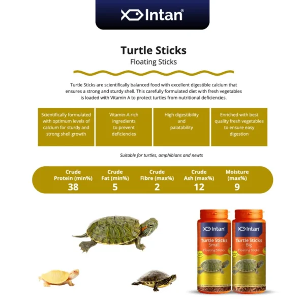 Intan Turtle Sticks 🐢 Player Choice for Turtles, Amphibians & Newts  Reptile Food